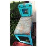 Vintage Montgomery Ward Metal Wagon, Handle Needs Repair, And Electric Marx Horse Racing Pinball Mac