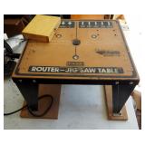 Skil Classic Variable Speed Router Model 1845-02, Park Router-Jigsaw Table, And Router Bits