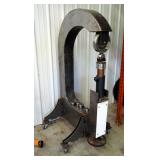 Custom Made English Wheel 65.5" X 38.5" X 32"With Hoosier Anvil Set