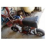 Vintage Gas Powered Mini Bike With 5 HP Honda Motor