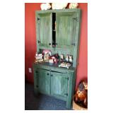 Painted Barn Wood Four Door Baker