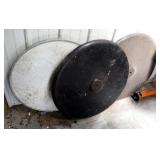 Heavy Duty Steel Bases, Qty 3, 28" Round