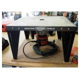 Craftsman Electric Router Model 315.17550, Craftsman Router Table Model 25168, And Router Bit Assort