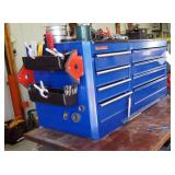 8 Drawer Bench Top Toolbox With Key, 20" x 42" x 18.5"