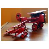 Hallmark Diecast Red Baron Triplane Models, Qty 2, Both Are Numbered