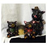 Shawnee Pottery Roly-Poly Planter Pig And Vintage Nov Co Japanese Salt And Pepper And Piggy Bank