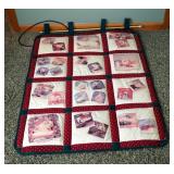 Quilted Pig And Farm Animal Wall Hangings Qty 3