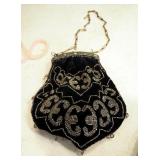 Vintage Beaded Handbags, Clutches, And Crocheted Purses, Total Qty 11