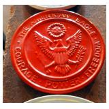 Frankoma Political Trivets Including "American Eagle" And "Liberty Bell", And John F. Kennedy Commem