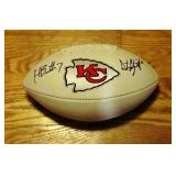 Dustin Colquitt And Harrison Butker Signed Football