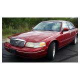 1999 Ford Crown Victoria LX Passenger Car, 4.6L, 125,714 Miles, VIN # 2FAFP74W8XX14827