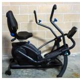 Teeter FreeStep Recumbent Cross Trainer and Elliptical, Powers On