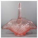 Glass Baskets, Qty 4, Various Sizes And Colors