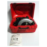 Skilsaw 7-1/4" Circular Saw Model 5250, With Manual And Plastic Storage Case, Powers On