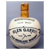 Pitcher Assortment, Includes Glen Garry Old Highland Whiskey And 2 Floral Pitchers, 1 With Lid, Tota