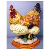 Chicken And Rooster Decor, Includes Statues And Statuettes, Serving Platters And More, Total Qty 8