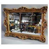 Wall Hanging Mirrors, Qty 2, 1 With Plastic Frame, 19" Wide x 25.5" High And 41" Wide x 29" High