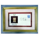 Statue Of Liberty 100th Anniversary Stamp With "First Day Of Issue" Envelope, Framed, Matted, Under 