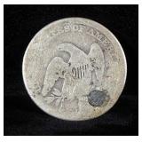 1856 Seated Liberty Quarter