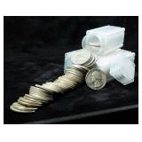 Washington Quarters, Qty 120 In 3 Sleeves, Pre-1964, Various Years