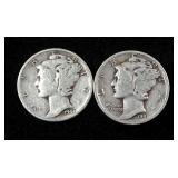 Mercury Dimes, Qty 50, Various Years