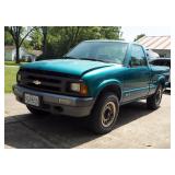 1994 Chevrolet S10 Pickup Truck, VIN # 1GCCT14Z1R8147994