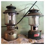 Coleman Lanterns Qty 2, Models 228H And 220D