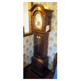Ethan Allen 74 in Floor Clock Has Westminster Chime Movement Model # 3020 Includes Original Paperwor