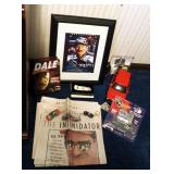Dale Earnhardt Collectibles Including DVD Commemorative Box Set, Framed Print, Winners Circle Di-cas