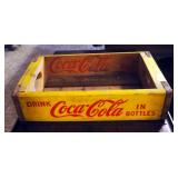 Vintage Coca Cola Wood Bottle Tray, 18" x 12"