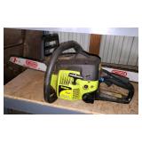 Poulan Gas Powered Chain Saws, Qty 2, Model P3314, 33cc, With 14 Inch Bar