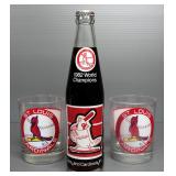 St. Louis Cardinals Collectibles, Includes Whiskey Glasses, Mark McGwire HR Envelopes, 