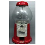 Vintage Coin Operated Gumball Machine