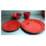 Crate & Barrel Dishware Collection, Includes Dinner And Salad Plates, Bowls, Cups, And Serving Trays