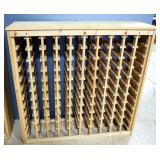 Wine Bottle Shelf, Holds 110 Bottles, 41" High x 41.5" Wide x 12" Deep