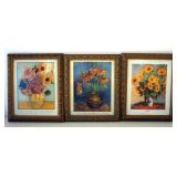 Van Gogh And Monet Floral Prints, Includes "Sunflowers" (Van Gogh And Monet) "Fritillaires", Total Q