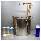 Wine/Beer Making Kit, Includes Stock Pot, Fermentation Bulbs, And More