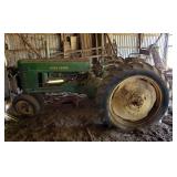 1949 Model B John Deere 2-Cylinder Tractor, Ran When Last Parked In Barn 8 Years Ago