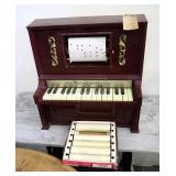 J. Chein & Company Electric Piano Lodeon, Includes 6 Music Rolls Including Alexanders Ragtime Band, 