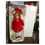 Vintage Ideal Toy Corporation Vinyl Shirley Temple Doll ST-12, 12in Tall