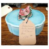 Robertson of Hollywood Vintage Pottery Box With Lid, 6in
