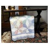 Antique Hand Stitched Patch Quilt, 98in x88in