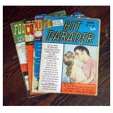 1950s Elvis Cover Magazines, Including July 1956 Folk And Country Songs, Oct 1956 & Feb 1957 Country