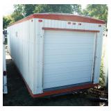 Double Axle Jobsite/ Construction Office Trailer, 32ft x 8ft x 10ft, 2 5/16in Ball Hitch