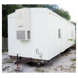 Williams Double Axle Jobsite/Construction Office Trailer, Double Axle, 2 5/16in Ball Hitch, Frame Ma