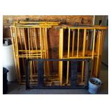 Granite Industries Steel Scaffold Frames, 5x5 Qty 6 Sets, 3x5 3 Sets Includes Coupling Pins