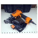 Ridgid Pneumatic Coil Roofing Nailer Model R175RND In Soft-Sided Case