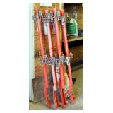 Scaffold Guard Rails, Qty 8 Pieces