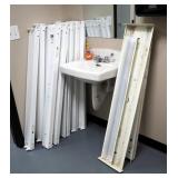 4ft Fluorescent Lighting Fixtures, Qty 12