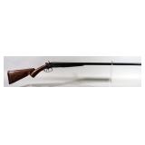 Imperial Arms Co Double Barrel Side-By-Side Shotgun SN# Not Found, 1 Hammer Missing, Crack In Forest
